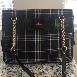 Kate spade plaid shoulder bag